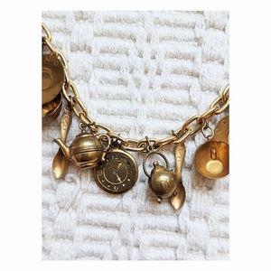 Alice Inspired Vintage Pididdley Links Nacklace